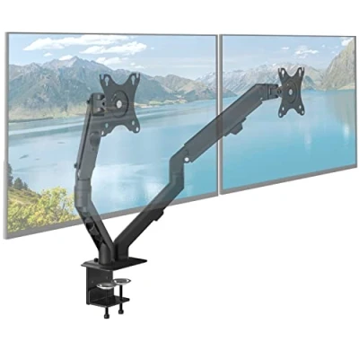 Afbeelding van ACROPAQ Monitor arm Voor 2 scherm, Veersteun, 17 tot 27 inch AM4524B