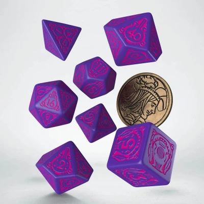 Afbeelding van the Witcher Polydice Set. Dandelion Hearts&#039; conqueror