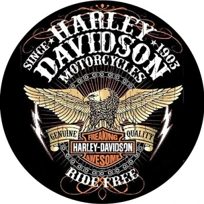 Afbeelding van Harley Davidson Ride Free Stickers