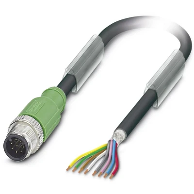 Afbeelding van Phoenix Contact 1522778 Sensor/actuator connector, geassembleerd M12 Aantal polen: 8 Stekker, recht 1.50 m 1 stuk(s)