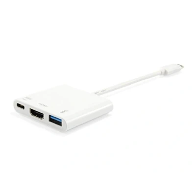 Image de Equip 133461 usb 3.0 (3.1 gen 1) type c blanc hub &amp; concentrateur