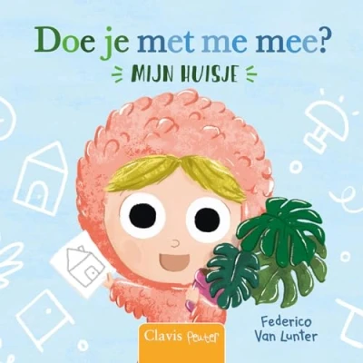 Afbeelding van Uitgeverij clavis kartonboek doe je met me mee? mijn huisje