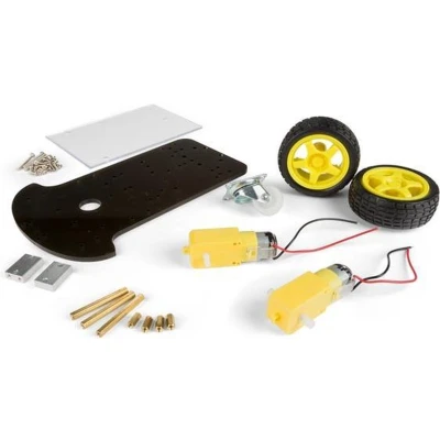 Afbeelding van ROBOTICA KIT FRAME MET MOTOR EN 2 WIELEN