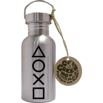 Afbeelding van Gb Eye Drinkbeker Playstation Buttons Rvs 500 Ml Zilver