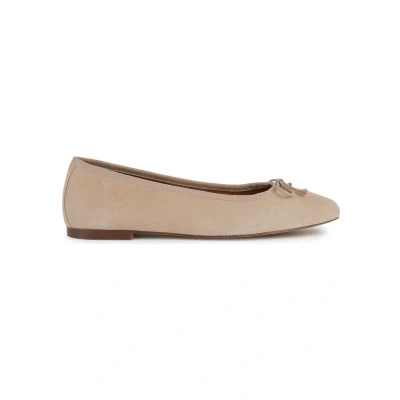 Afbeelding van Geox D Marsilea Ballerina&#039;s, Dames, Maat: 41, Nude Leer