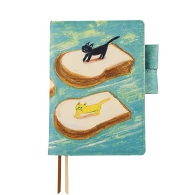 Afbeelding van Hobonichi Techo Originele omslag [Alleen A6 Planner Cover] Keiko Shibata: drijvend brood in de wind