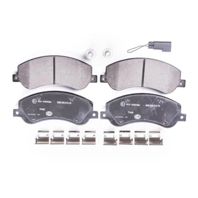 Afbeelding van HELLA 8DB 355 012 761 Remblokkenset Incl. slijtage waarschuwingscontact Met remzadelschroef toebehoren FORD: Transit Mk6 Van, Minibus
