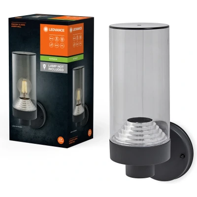 Afbeelding van LEDVANCE ENDURA CLASSIC AMBER WALL buitenlantaarn, wandlamp, donkergrijs, aluminium, snelle en eenvoudige installatie, beschermingsklasse IP44, flexibel gebruik in buitenruimtes