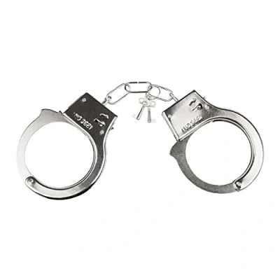 Afbeelding van Boland Handboeien Zilver Kinderen en volwassenen Unisex Boef Politie Boeven