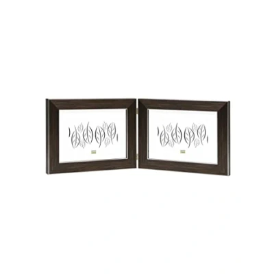 Afbeelding van Deknudt Frames fotolijst S41VK3 H2H bruin tweeluik 2x 15x20 cm