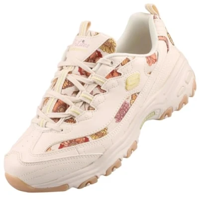 Afbeelding van Skechers Sneakers laag, Dames, Maat: 39, Beige Schoenen