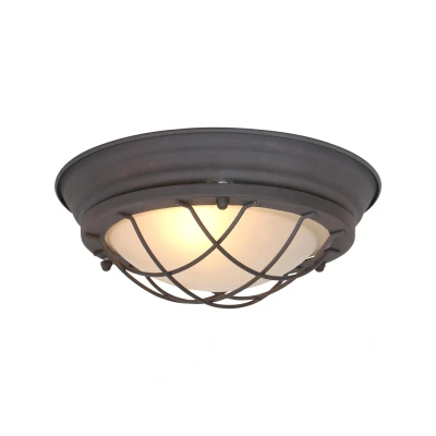 Afbeelding van Mexlite Dalcy Plafondlamp Bruin