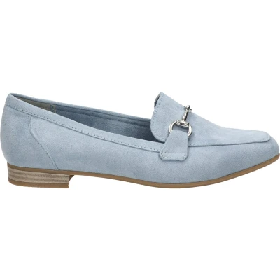 Afbeelding van Marco Tozzi dames loafer Licht blauw Maat 39