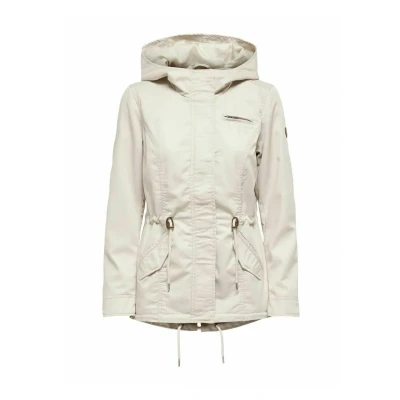Afbeelding van ONLY Onllorca Parka, Dames, Maat: Small, Offwhite