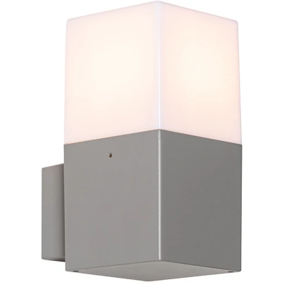 Afbeelding van QAZQA Moderne buiten wandlamp grijs IP44 Denmark