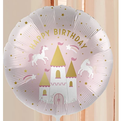 Afbeelding van Ginger ray folieballon happy birthday prinsessen