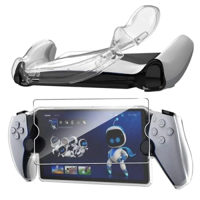 Afbeelding van FDHYFGDY beschermhoes voor Sony Playstation Portal (PS Portal) speelmachine, schokabsorberende TPU transparant