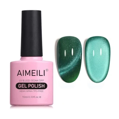 Afbeelding van AIMEILI 10 ml nagellak, magnetisch, gel, Cat&#039;s Eye UV, LED, manicure, pedicure, eenvoudig aan te brengen, 753