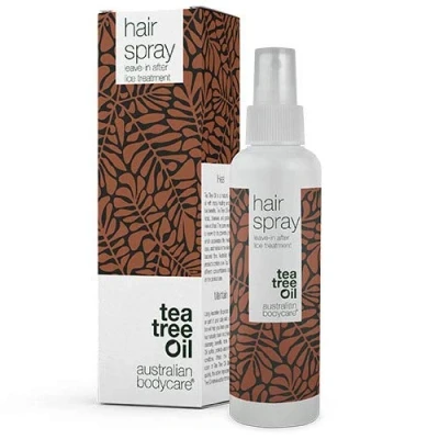 Afbeelding van Australian Bodycare Hairspray 150ml een Spray die na behandeling tegen hoofdluis gebruikt wordt Uw Haar Elke Ochtend in als Onderdeel van Dagelijkse Verzorging