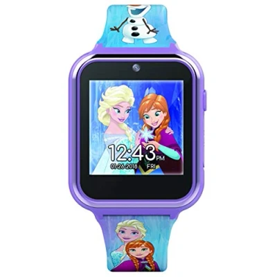 Afbeelding van Digitaal polshorloge voor kinderen, uniseks, met siliconen armband, FZN4151, riem, blauw/paars, riem