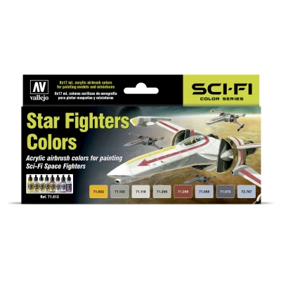 Afbeelding van Model Air Star Fighters Colors 8 kleuren 17ml 71612