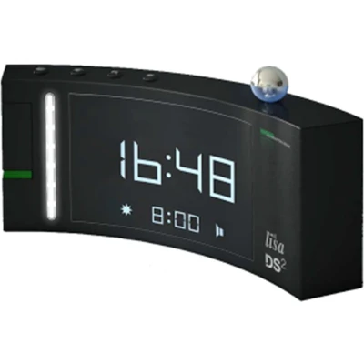 Afbeelding van Lisa DS 2/RF Digitale Wekker (zwart) Slechthorend Wakker worden