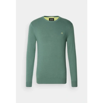 Afbeelding van Scotch &amp; Soda Seasonal CORE Regular FIT Crewneck Trui, Heren, Maat: Small, Sage green