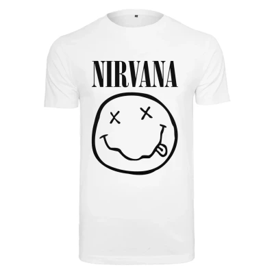 Afbeelding van Merchcode Nirvana Lithium TEE Tshirt print, Heren, Maat: XL, White