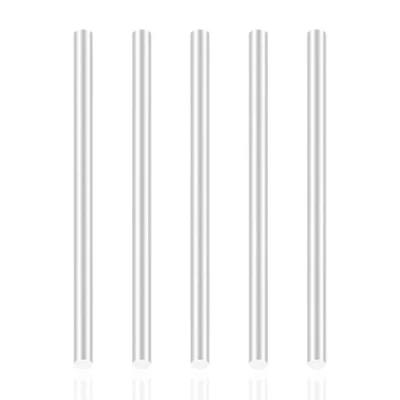 Afbeelding van iMeistek 5 stuks ronde aluminium stangen 4 mm diameter, 250 lang, voor doe het zelf modellen
