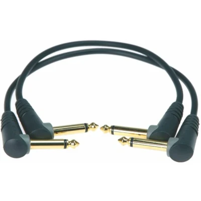 Afbeelding van Klotz AU AJJ0090 2x Patchkabel 0,9 m Mono patch kabel