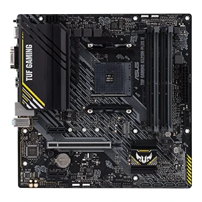 Image de Carte Mere ASUS TUF GAMING A520M PLUS II 90MB17G0 M0EAY0 AMD A520 Ryzen AM4 128Go DDR4 4800MHz Noir