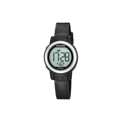 Afbeelding van Calypso K5736/3 digitaal horloge 30 mm 100 meter zwart/ zilver
