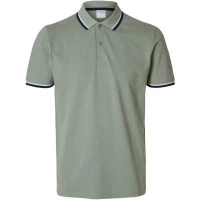 Afbeelding van Selected Homme Shlslim Sport Poloshirt, Heren, Maat: Small, Iceberg green
