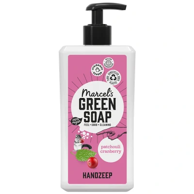 Afbeelding van 2+2 gratis2+2 gratis: Marcel&#039;s Green Soap Handzeep Patchouli &amp; Cranberry 500 ml