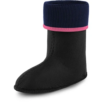 Afbeelding van Ladeheid EVA fleece sokken regenlaarzen unisex kinderen KL058, Roze