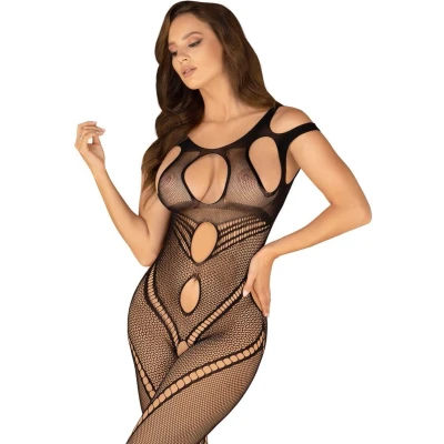 Afbeelding van Obsessive Catsuit Met Open Kruis Zwart