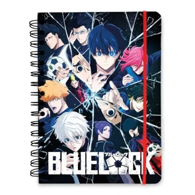 Afbeelding van Grupo Erik Bluelock notitieboek, A5 notitieblok, gestippeld dagboek, gestippeld, dagboek met stippen, manga geschenken