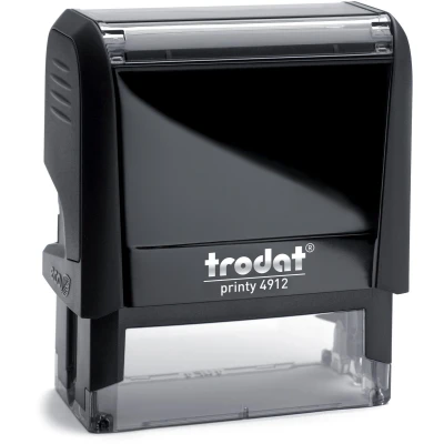 Afbeelding van Trodat Printy Tekststempel, Met Voucher 4912, Ft 47 X 18 Mm, Op Blister Stempel