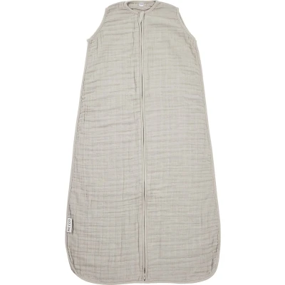 Afbeelding van Meyco Baby Uni pre washed hydrofiele slaapzak zomer greige 70cm