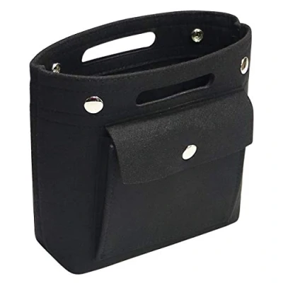 Afbeelding van Soyizom Mini vilten organizer, binnenzakken, boodschappentas, organizer voor Speedy Neverfull NeoNoe Noe BB, zwart