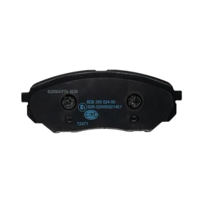 Afbeelding van HELLA 8DB 355 024 901 Remblokkenset Met akoestische slijtagewaarschuwing toebehoren KIA: SORENTO 3