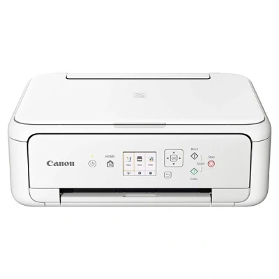 Image de Canon PIXMA TS5151 Imprimante multifonctions couleur jet d&#039;encre 216 x 297 mm (original) A4/Legal (support) jusqu&#039;à 13 ipm (impression) 120 feuilles USB 2.0, Wi Fi(n), Bluetooth blanc