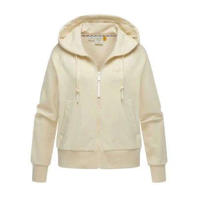Afbeelding van Ragwear Taila Sweater met rits, Dames, Maat: XS, Beige
