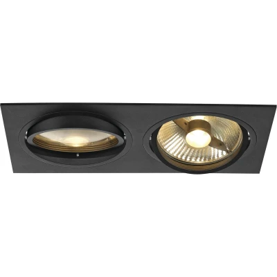 Afbeelding van SLV 113840 New Tria 1 Inbouwlamp Halogeen, LED GU10 150 W Zwart (mat)