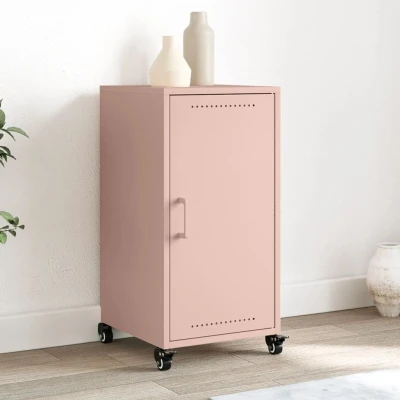 Afbeelding van Dressoir 36x39x72 cm koudgewalst staal roze