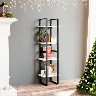 Afbeelding van Boekenkast met 4 schappen 40x30x140 cm massief grenenhout
