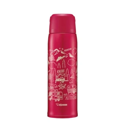 Afbeelding van Zojirushi SJ JS10RA roestvrijstalen mok rood 18 8
