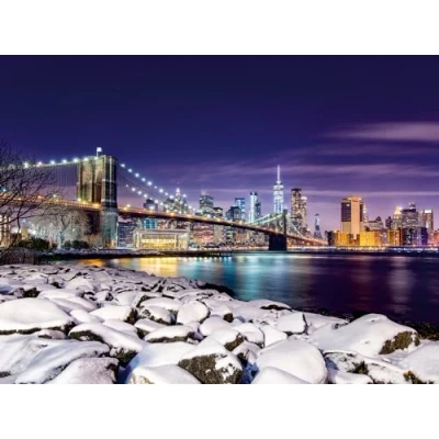 Afbeelding van Legpuzzel Winter in New York, 1500st.