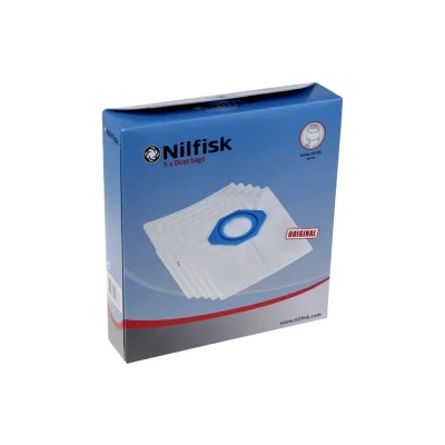 Image de Nilfisk 107418500 stofzuigerzak fleece stofzakken gm 80/90 (5 stk) i pk