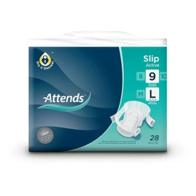 Afbeelding van ATTENDS Slip Active 9 Large 1 pak van 28 stuks